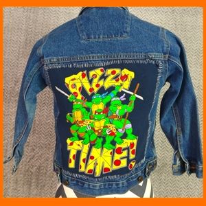 Teenage mutant ninja turtles denim jeans jacket